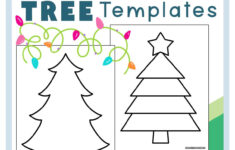 Christmas Tree Template (Free Printables) – Superstar Worksheets pertaining to Christmas Tree Decoration Template