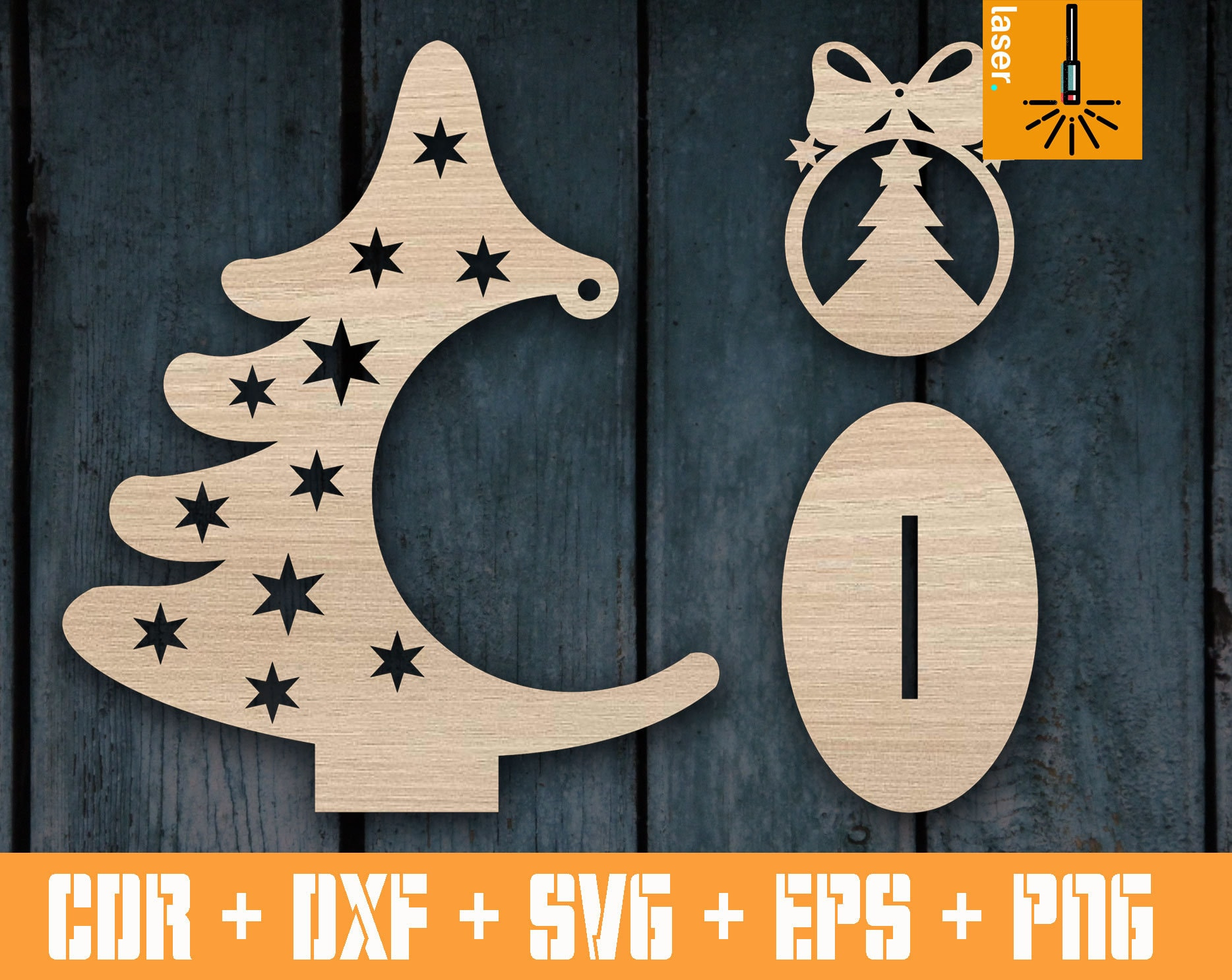 Christmas Tree Template Pattern For Laser | Cnc Vector Christmas within Christmas Template For Wood