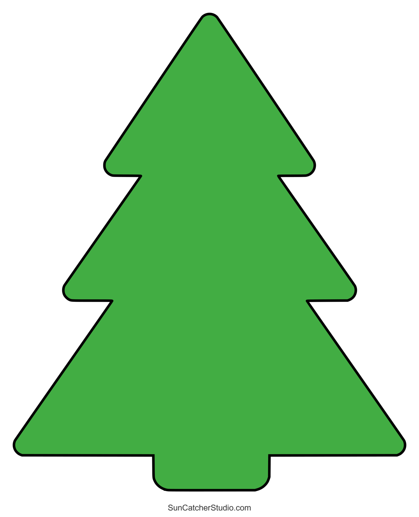 Christmas Tree Templates And Stencils (Free Printable Patterns inside Christmas Tree Cutout Template