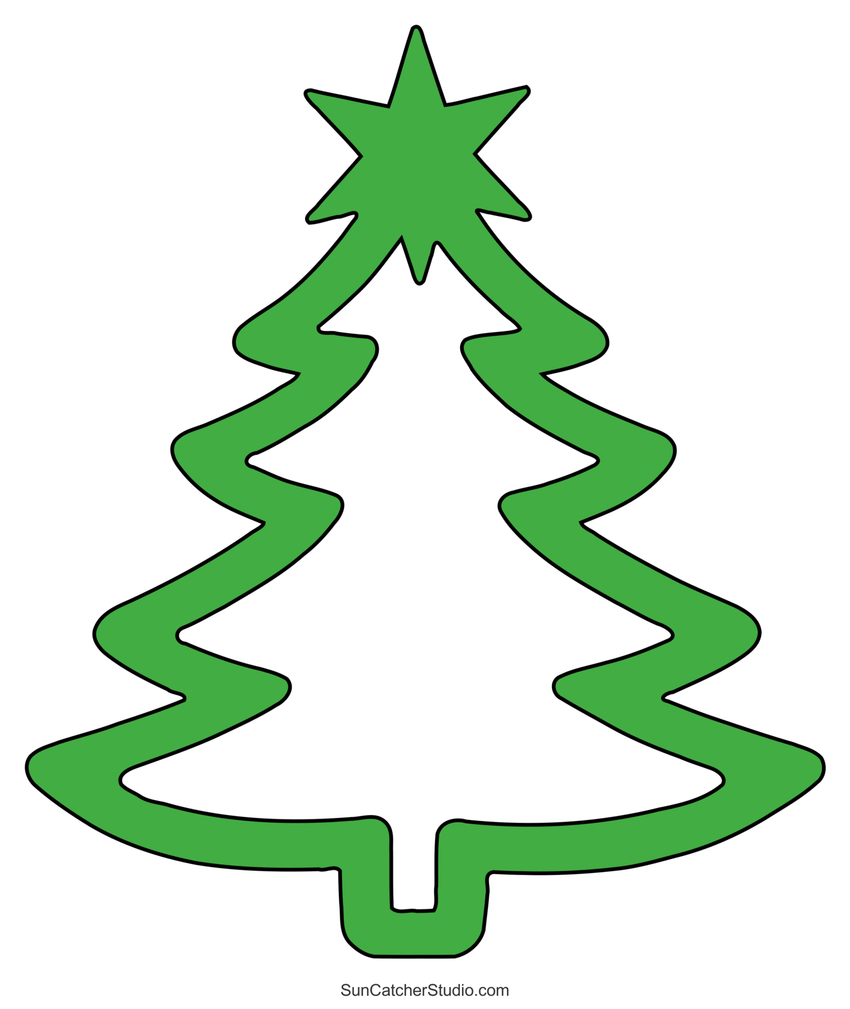 Christmas Tree Templates And Stencils (Free Printable Patterns regarding Christmas Stencils Template Free