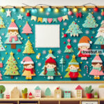 Christmas Trees Bulletin Board And Classroom Activity Ideas Throughout Christmas Tree Bulletin Board Template