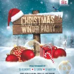Christmas Winter Party Flyer And Poster Template | Awesomeflyer In Christmas Party Flyer Template