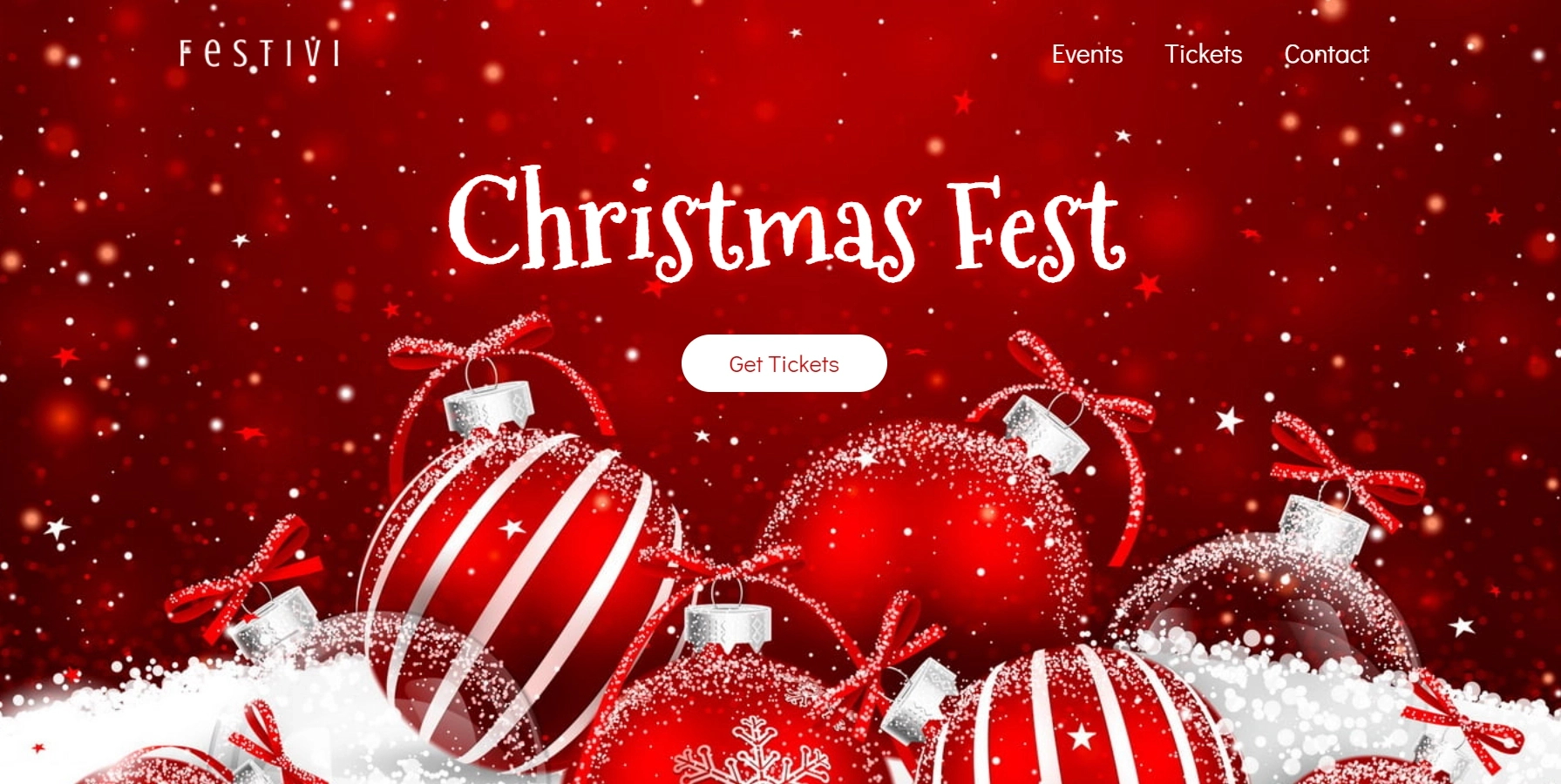 Christmas WordPress Website Template intended for Christmas Theme Website Template