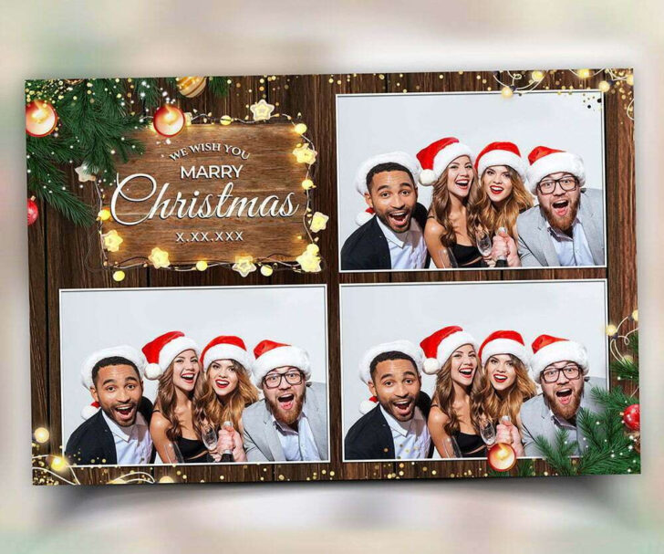 Christmas Template Photo Booth Christmas Template Photo Booth