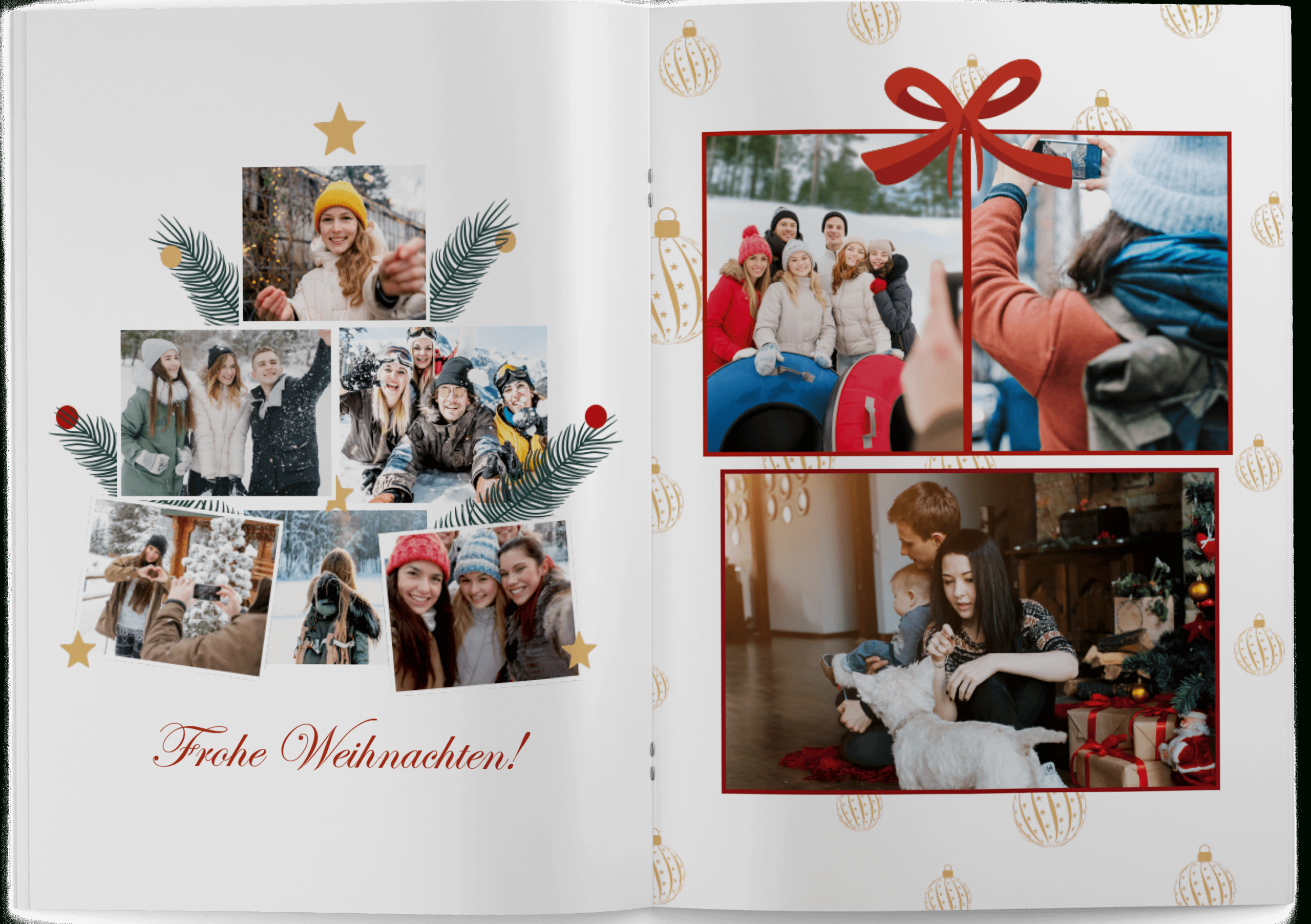Create &amp;amp; Print Affordable Christmas Photo Books inside Christmas Photo Book Template