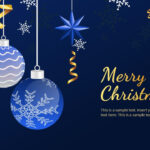 Creative Christmas Presentation Background Within Christmas Power Point Template
