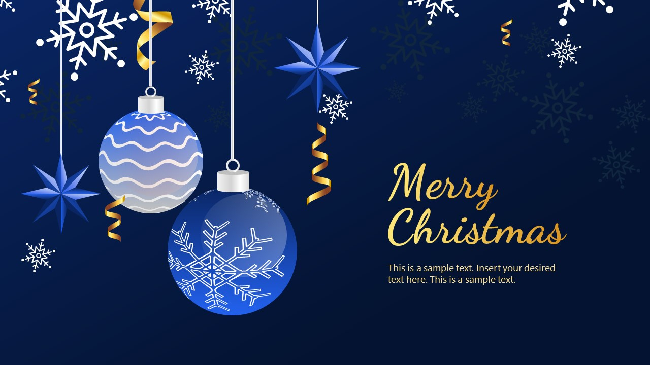 Creative Christmas Presentation Background within Christmas Power Point Template