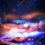 Creative Christmas Street View Lighting With Snowflake Theme Page In Christmas Lights Website Template