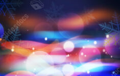 Creative Christmas Street View Lighting With Snowflake Theme Page in Christmas Lights Website Template