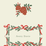 Customize 79+ Christmas Place Card Templates Online   Canva Throughout Christmas Place Card Template Free Download