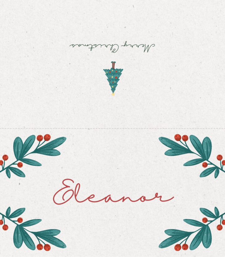 Christmas Place Names Template Christmas Place Names Template