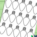 Cute Christmas Light Templates (Free Printable!) In Christmas Light Pattern Template