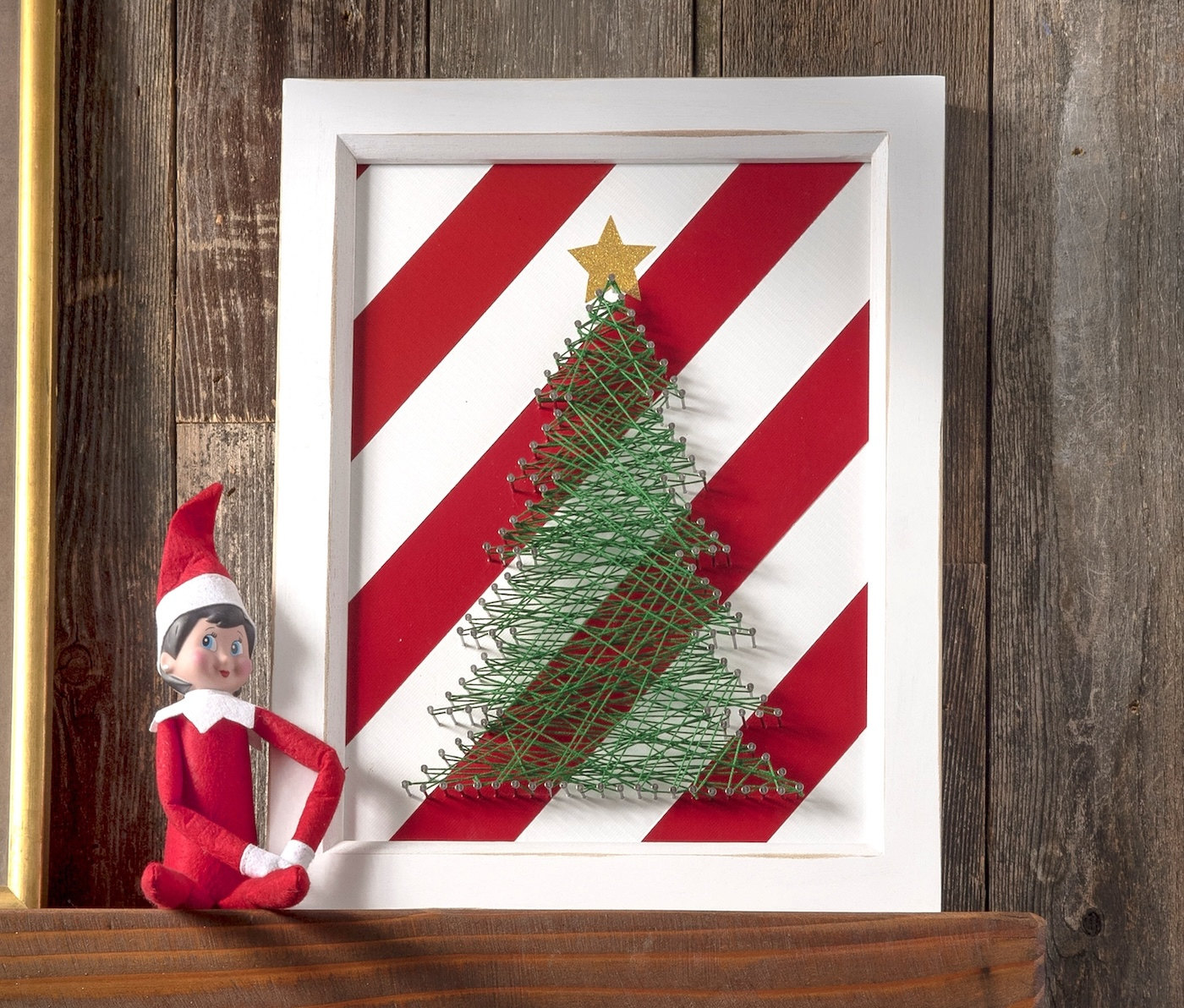 Deck The Walls With Diy Christmas String Art (Free Template with regard to Christmas String Art Template Free