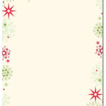Decorative Printer Paper Gift Boutique   Christmas Stationery For Christmas Stationery Paper Template