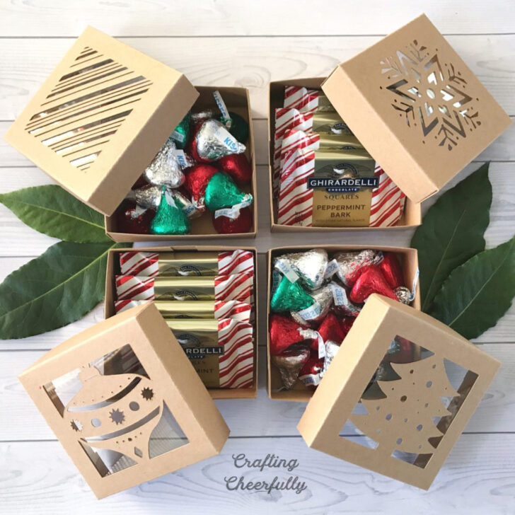 Christmas Treat Box Template Christmas Treat Box Template