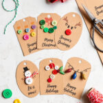 Diy Christmas Gift Tags   Free Printable | First Day Of Home Pertaining To Christmas Ornament Gift Tag Template