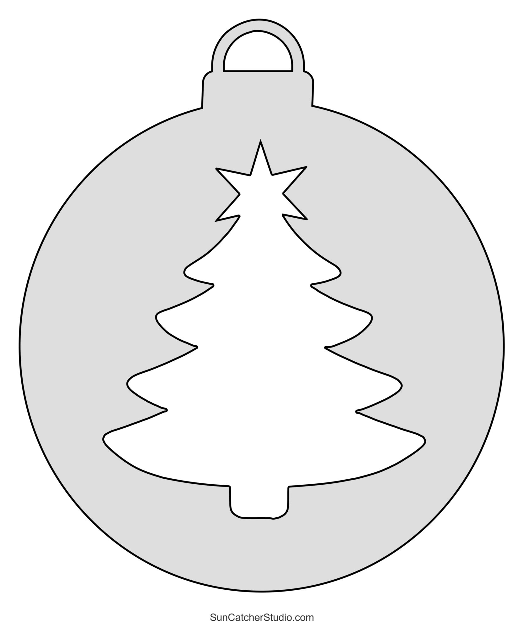 Diy Christmas Ornament Patterns, Templates, Stencils – Free for Christmas Scroll Saw Template