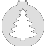 Diy Christmas Ornament Patterns, Templates, Stencils – Free Regarding Christmas Ornament Stencil Template