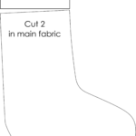Diy Christmas Stocking | Woven Monkey Intended For Christmas Stocking Template A4