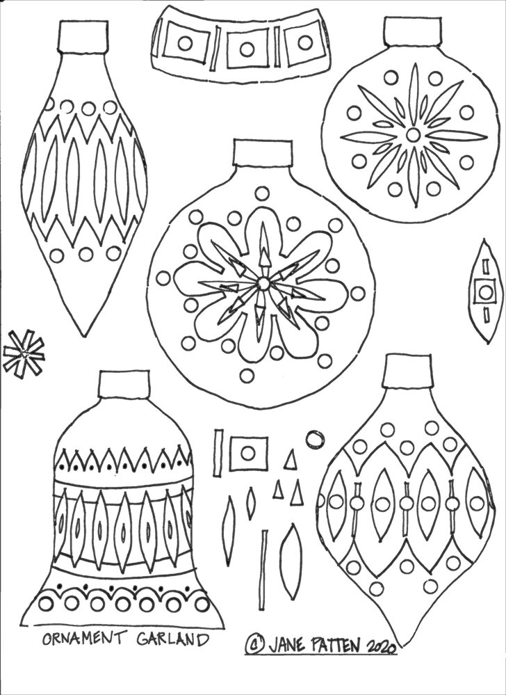 Christmas Paper Ornaments Template Christmas Paper Ornaments Template