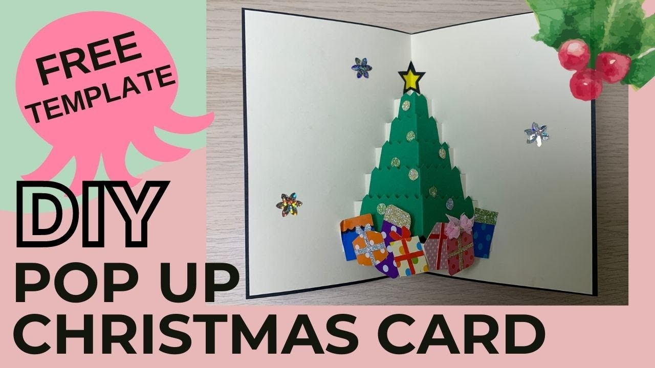 Diy Pop Up Christmas Card | Free Templates | Paper Crafts regarding Christmas Pop Up Template