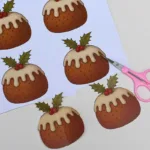 Diy Retro Christmas Paper Ornaments – Free Printable Templates For Christmas Pudding Craft Template