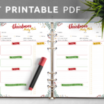 Download Printable Christmas Party Plan Pdf Inside Christmas Party Planner Template