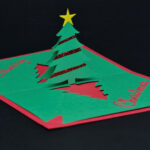 Easy Christmas Tree Pop Up Card Template In Christmas Pop Up Card Template