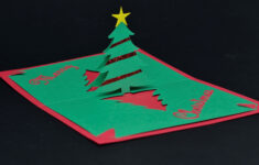 Easy Christmas Tree Pop Up Card Template throughout Christmas Pop Up Cards Template