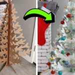 Easy Diy Cardboard Christmas Tree (W/ Free Template)   Diy Joy For Christmas Tree Cardboard Template