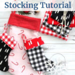 Easy Diy Christmas Stocking Pattern & Tutorial | Diary Of A Quilter In Christmas Stocking Ornament Template