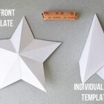 Easy Stepstep 3D Star Tutorial & Template • Craving Some For Christmas Star Template 3D
