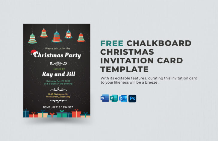 Christmas Invitation Outlook Template Christmas Invitation Outlook Template