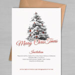 Editable Christmas Invitation Templates In Word To Download Pertaining To Christmas Invitation Outlook Template