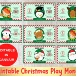 Editable Christmas Printable Play Money, Santa Bucks, Fake Throughout Christmas Play Money Template