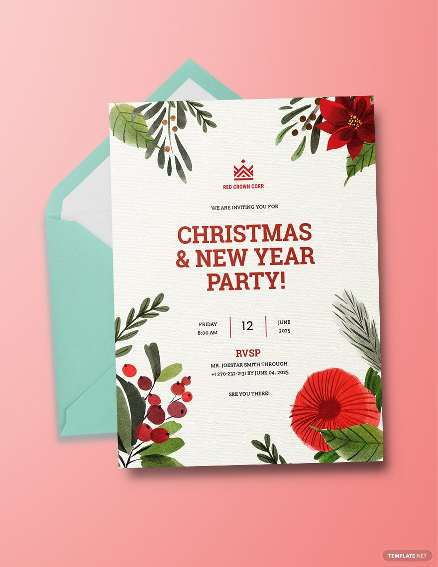 Editable Holiday Invitation Templates In Publisher To Download with Christmas Party Invitation Template Publisher