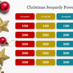 Effective Free Christmas Jeopardy Ppt & Google Slides For Christmas Jeopardy Game Template