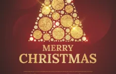 Elegant Christmas Party Flyer Template | Awesomeflyer intended for Christmas Party Design Template