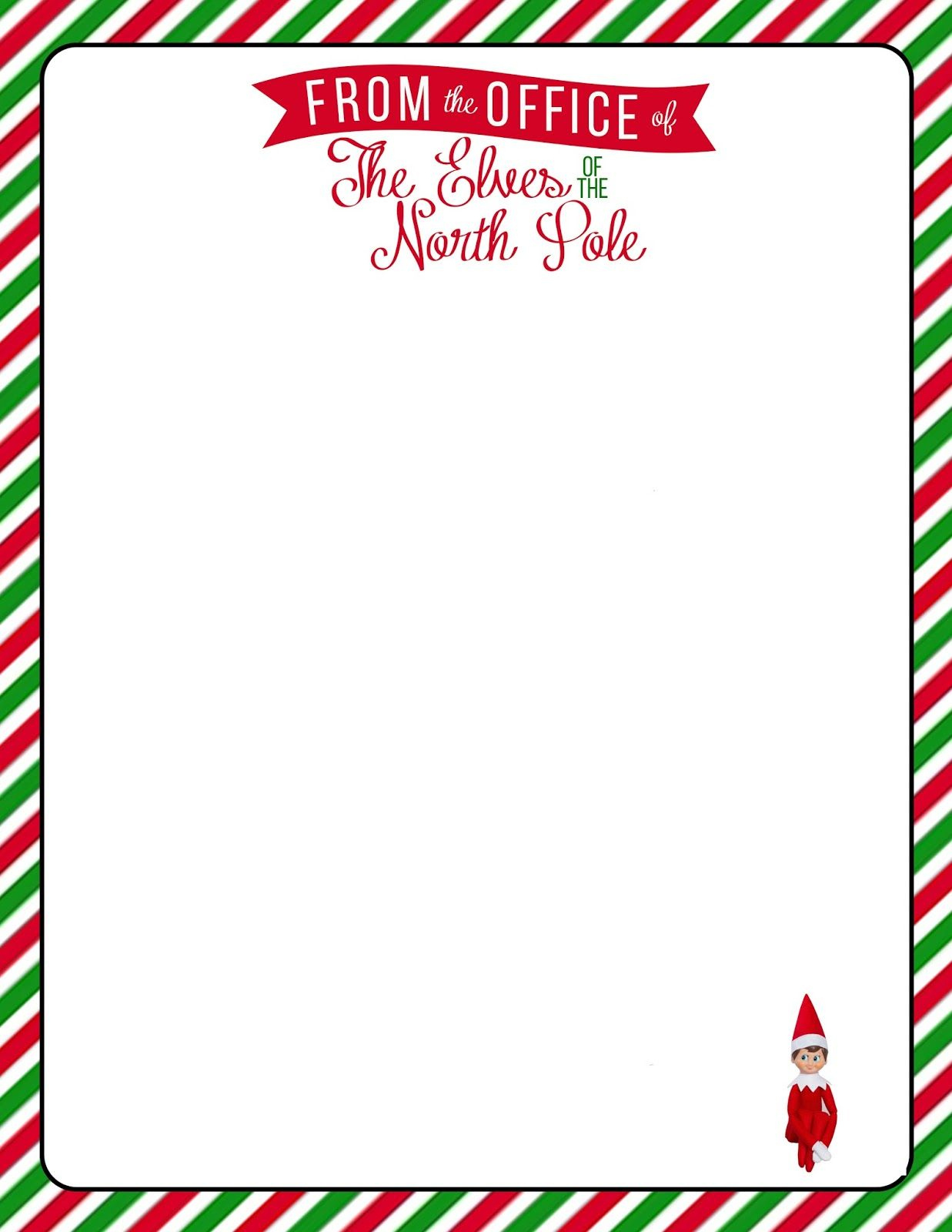 Elf On The Shelf} Welcome Letter With Free Printable inside Christmas Letter From Elf Template