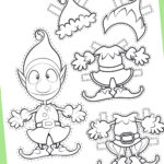 Elf Paper Doll (Grab The Free Printable Template) With Regard To Christmas Paper Doll Template