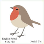 English Robin Svg, Bird Svg, Robin Svg, Printable Bird, Vinyl Inside Christmas Robin Template Printable
