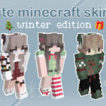 🎄 Aesthetic Minecraft Skins / Christmas "Winter" Edition (Download +  Preview) For Christmas Minecraft Skin Template