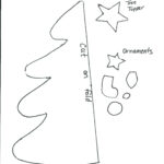 Felt Board Christmas Tree | At Home With Christmas Tree Felt Template