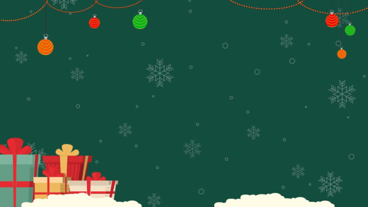 Christmas Themed Slide Template