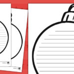 Foundation Phase English Term 4 Christmas Bauble Writing Template Intended For Christmas Ornament Writing Template