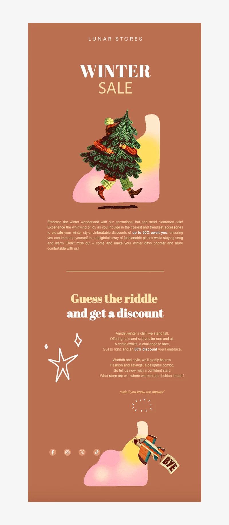 Free And Customizable Christmas Email Newsletter Templates with regard to Christmas Theme Email Template