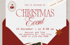 Free And Customizable Christmas Templates regarding Christmas Program Card Template