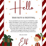 Free And Customizable Elf Templates Regarding Christmas Letter From Elf Template