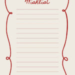 Free And Customizable Holiday Wishlist Templates Intended For Christmas List Online Template