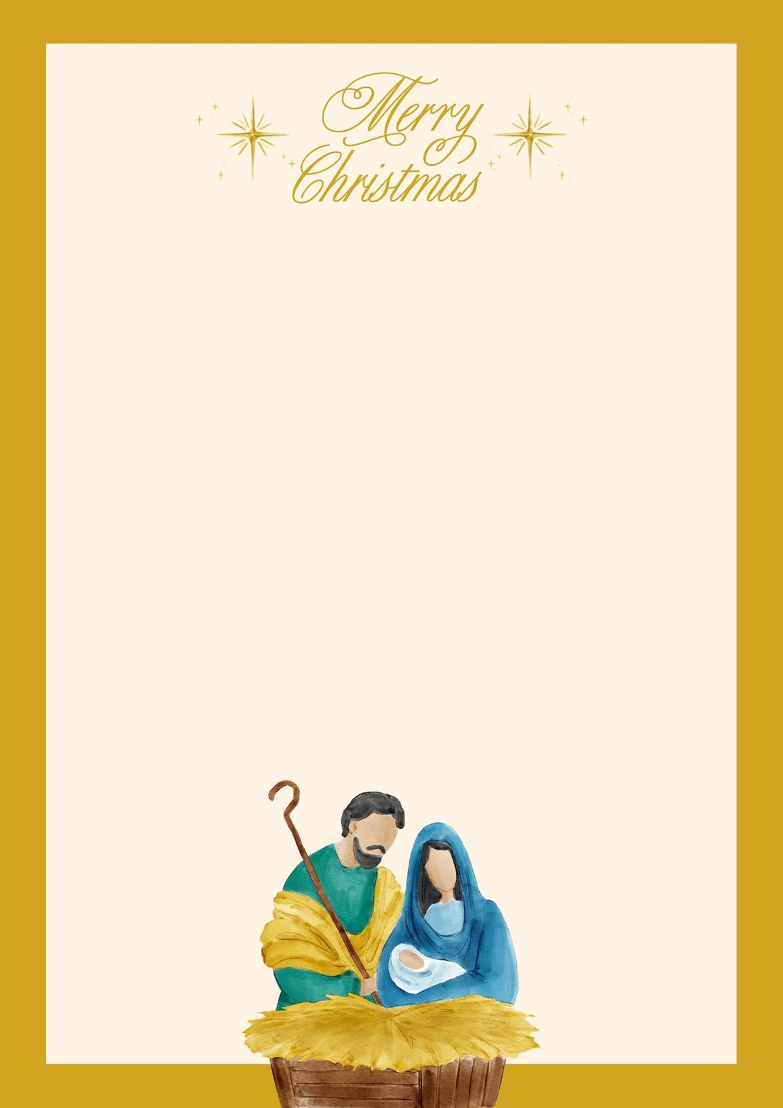Free And Customizable Nativity Templates with Christmas Letter Template Religious